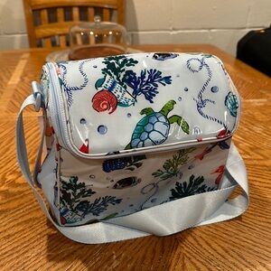 Vera Bradley Sea Life Lunch Bag - Blue and Green